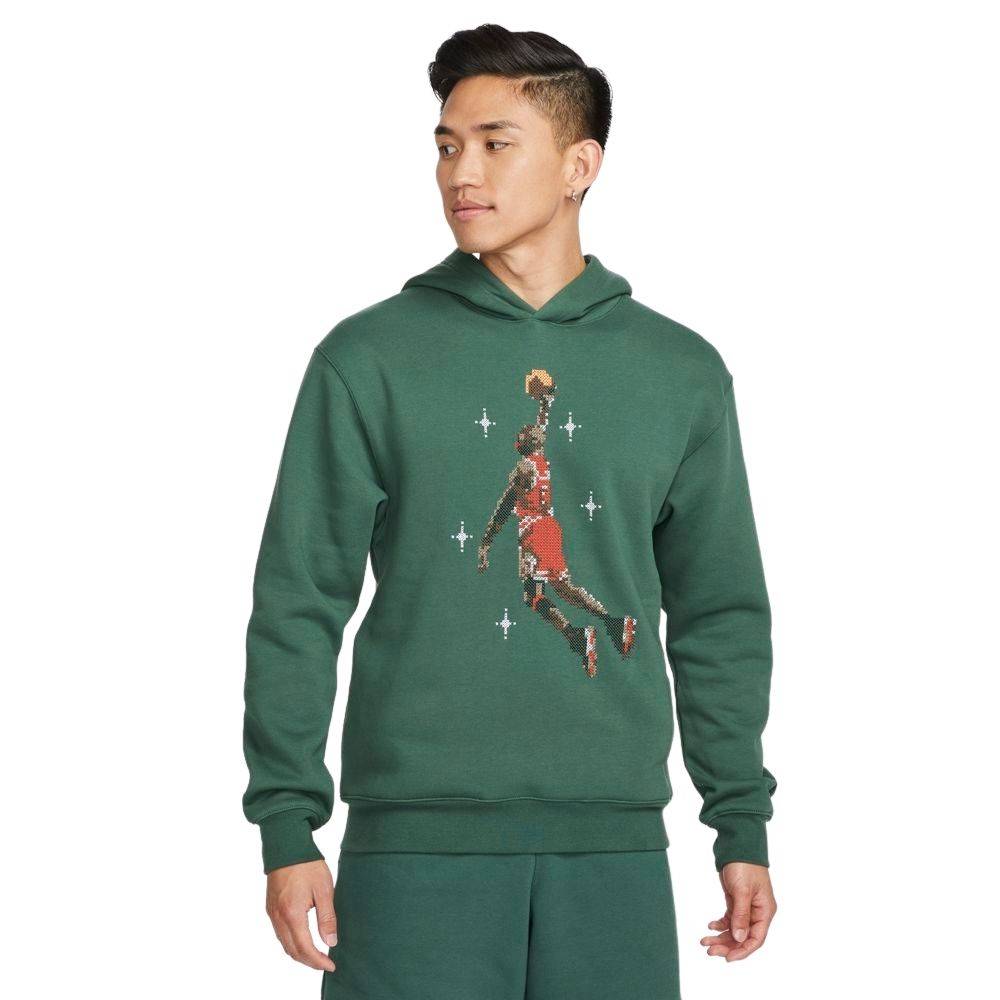 NIKE JORDAN ESSENTIALS GFX FLEECE FULL-ZIP HOODIE