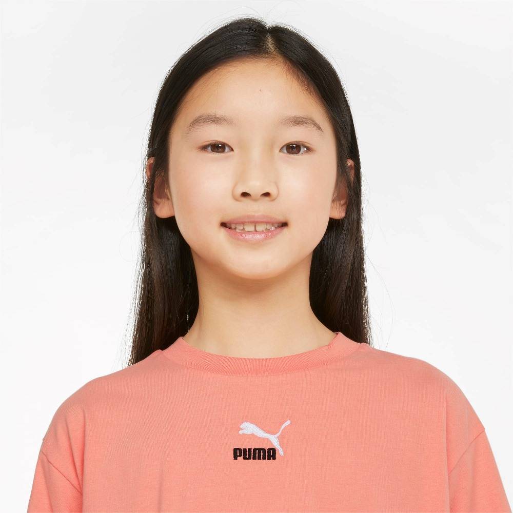 PUMA GIRLS CROPPED TEE JR