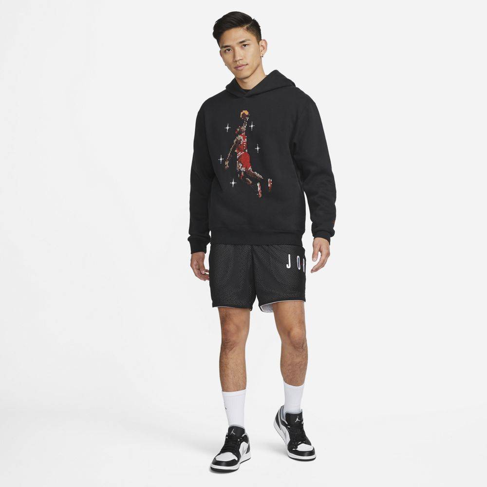 NIKE JORDAN ESSENTIALS GFX FLEECE FULL-ZIP HOODIE