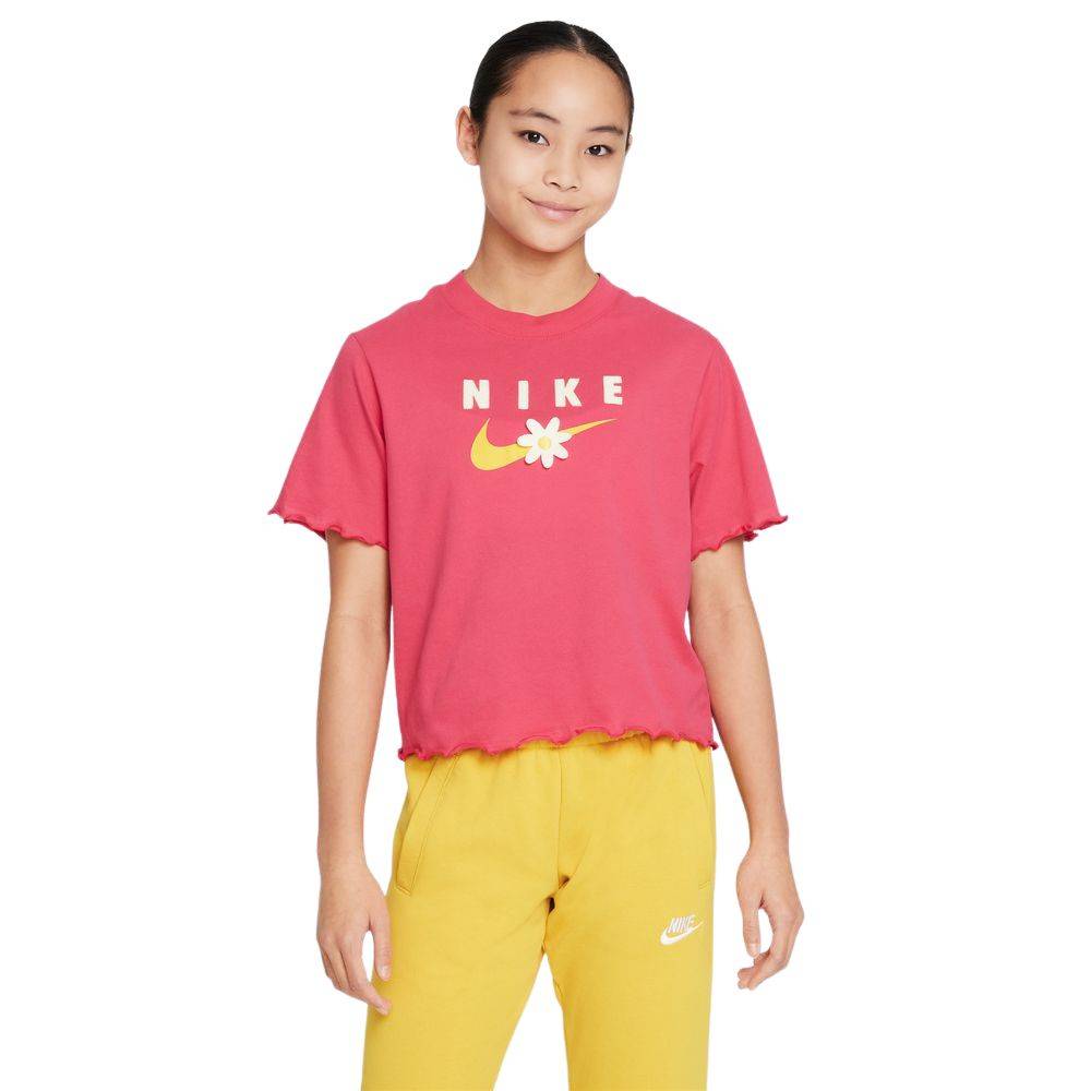 NIKE SPORTSWEAR GIRLS ENERGY BOXY FRILLY TOP