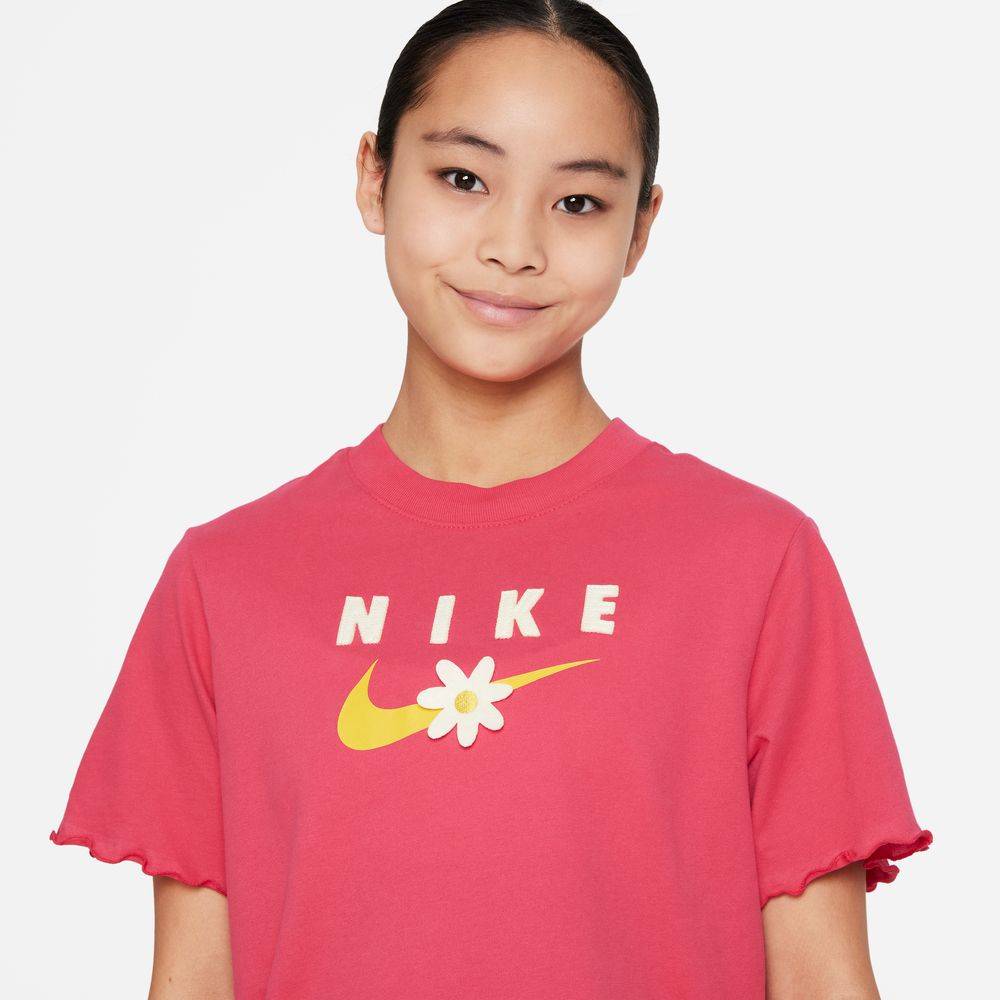 NIKE SPORTSWEAR GIRLS ENERGY BOXY FRILLY TOP