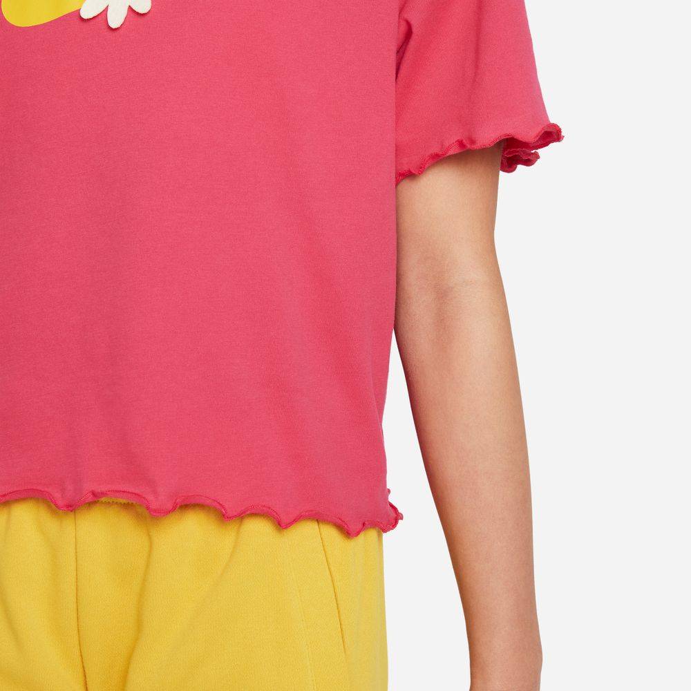 NIKE SPORTSWEAR GIRLS ENERGY BOXY FRILLY TOP