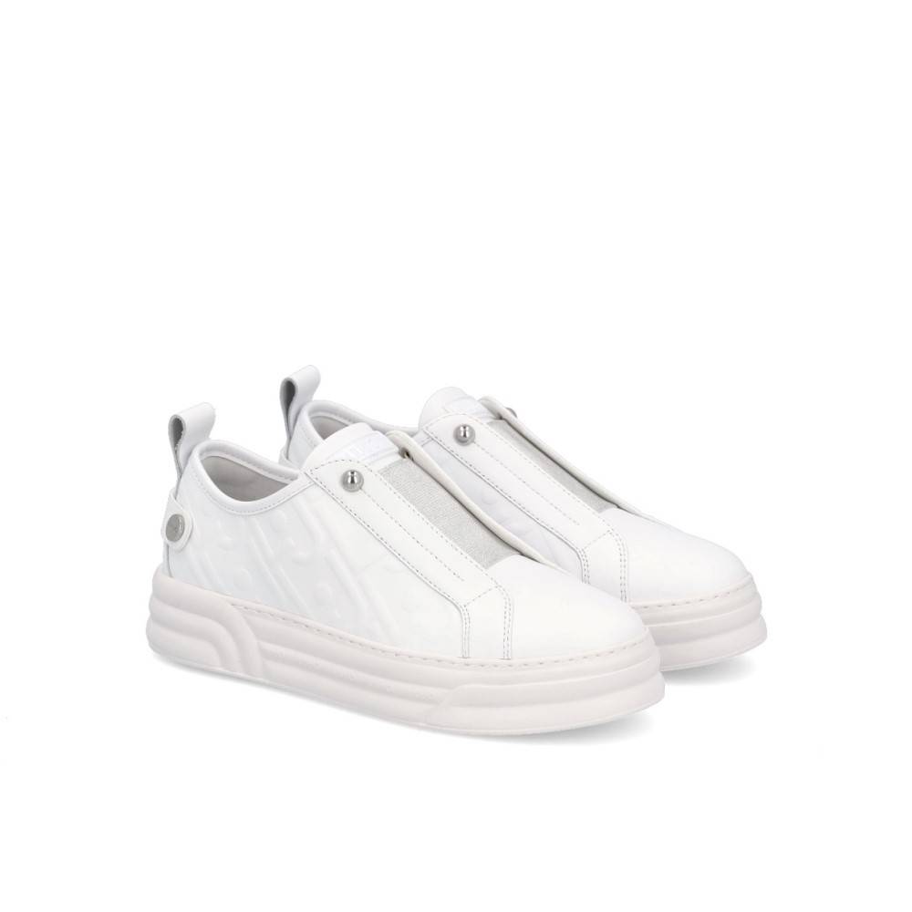 LIU JO CLEO SLIP-ON LEATHER SNEAKERS