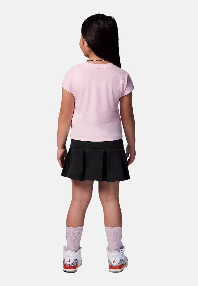NIKE JORDAN LITTLE GIRLS PLEATED SHRT SET