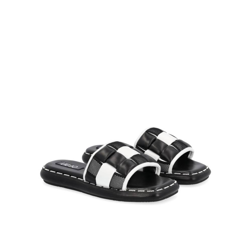 LIU JO AMELIA BOLD SANDAL WITH WOVEN STRAP