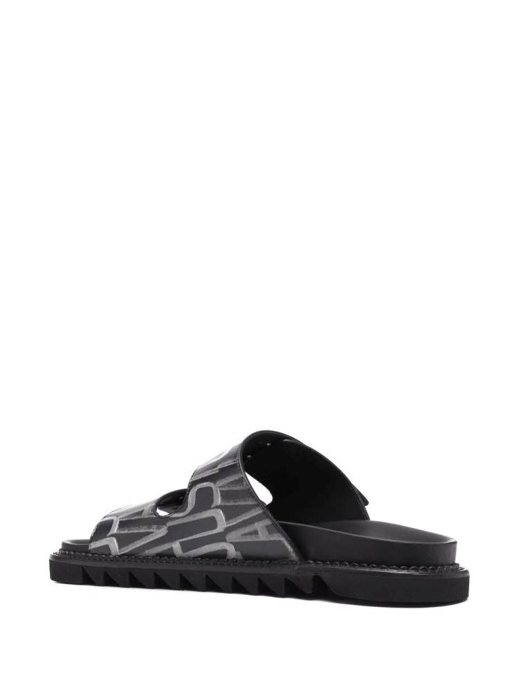 JUST CAVALLI PATTERNED OPEN-TOE