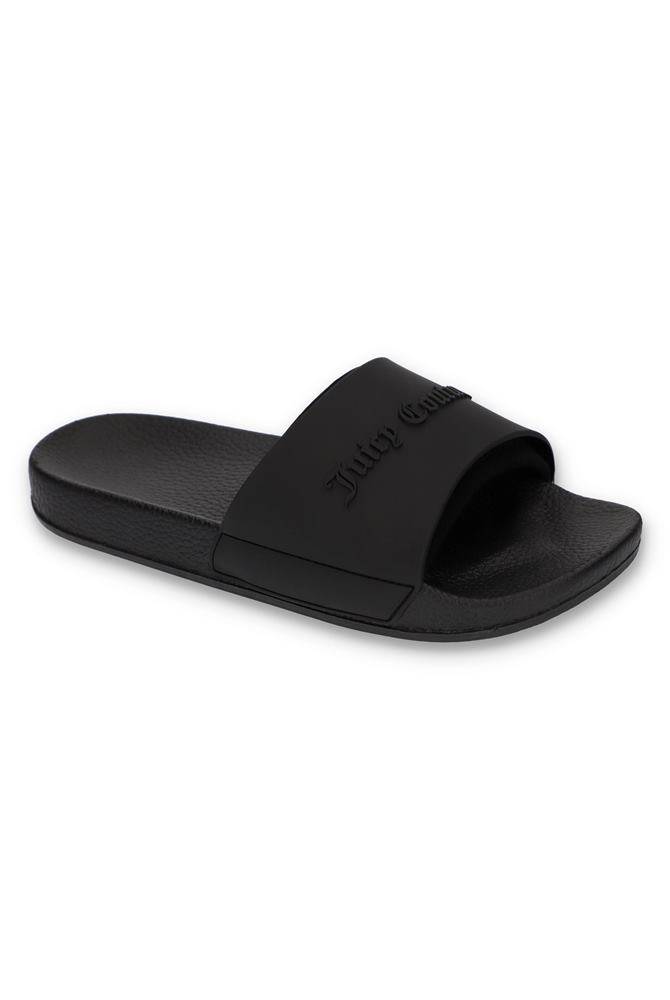JUICY COUTURE BRENNA EMBOSSED SLIDERS
