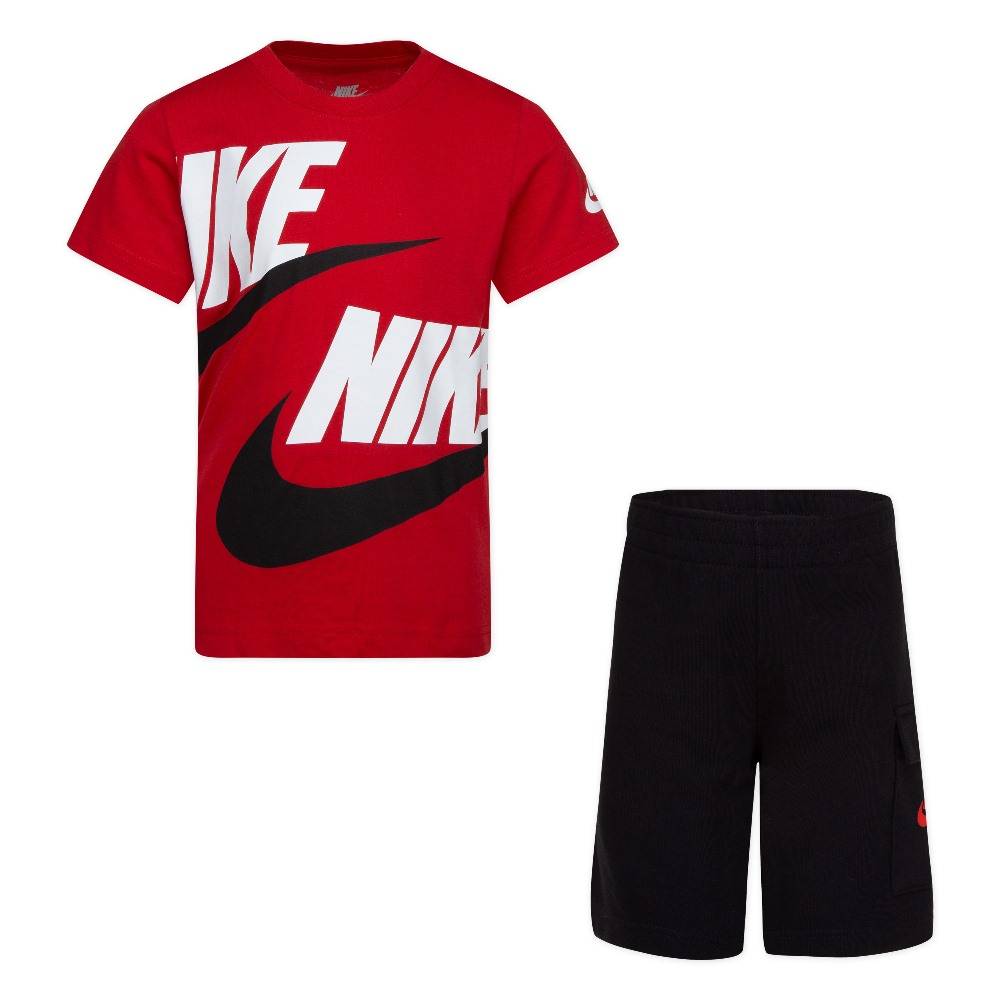 NIKE LITTLE KIDS CARGO FRENCH TERRY SHORT - SET