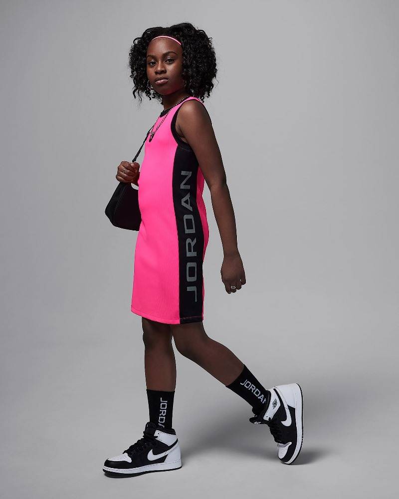 NIKE JORDAN GIRLS SHE TAKES FLIGHT RIBBED DR