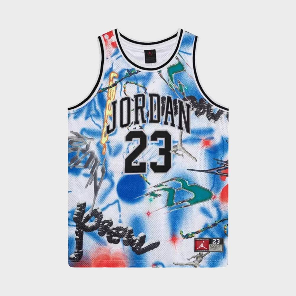NIKE JORDAN BOYS 23 AOP JERSEY