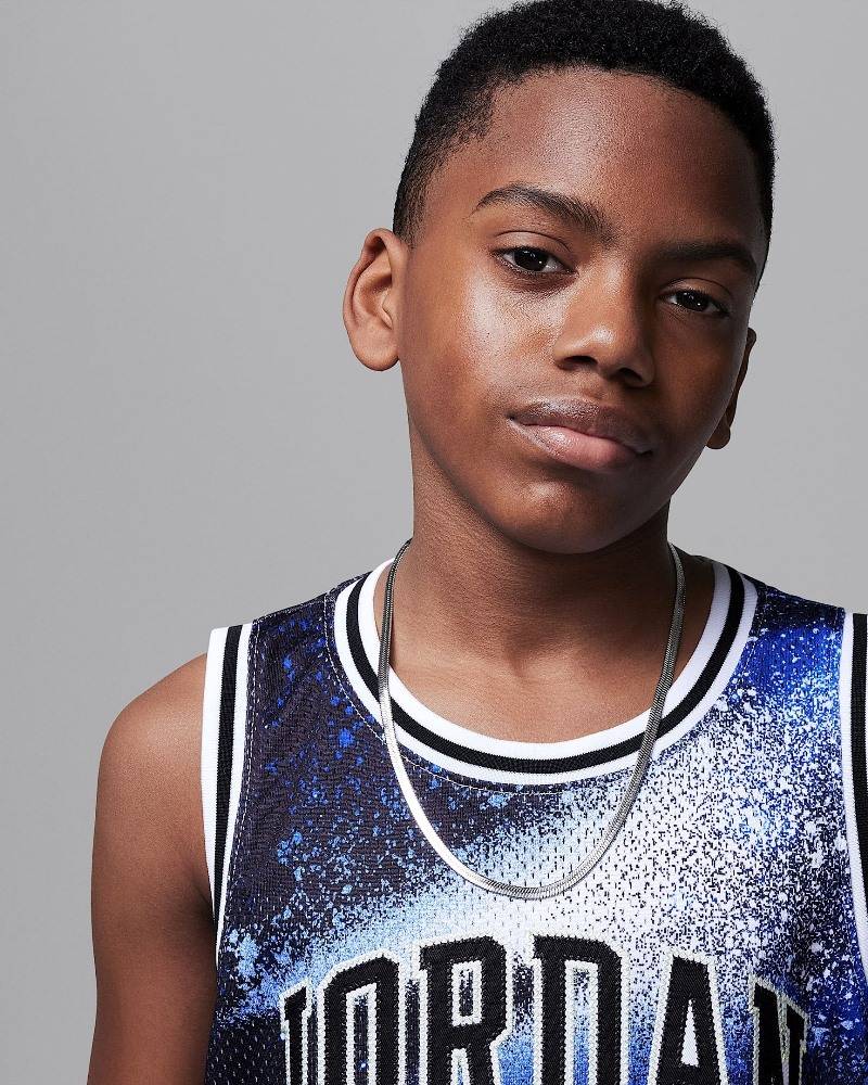 NIKE JORDAN BOYS 23 AOP JERSEY