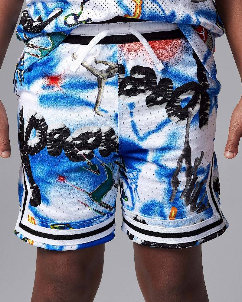 NIKE JORDAN BOYS MJ AOP SPORT DIAMOND SHORT