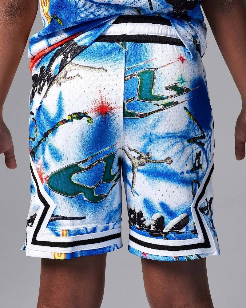 NIKE JORDAN BOYS MJ AOP SPORT DIAMOND SHORT