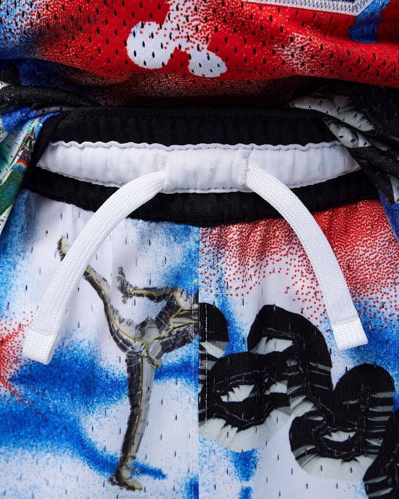 NIKE JORDAN BOYS MJ AOP SPORT DIAMOND SHORT