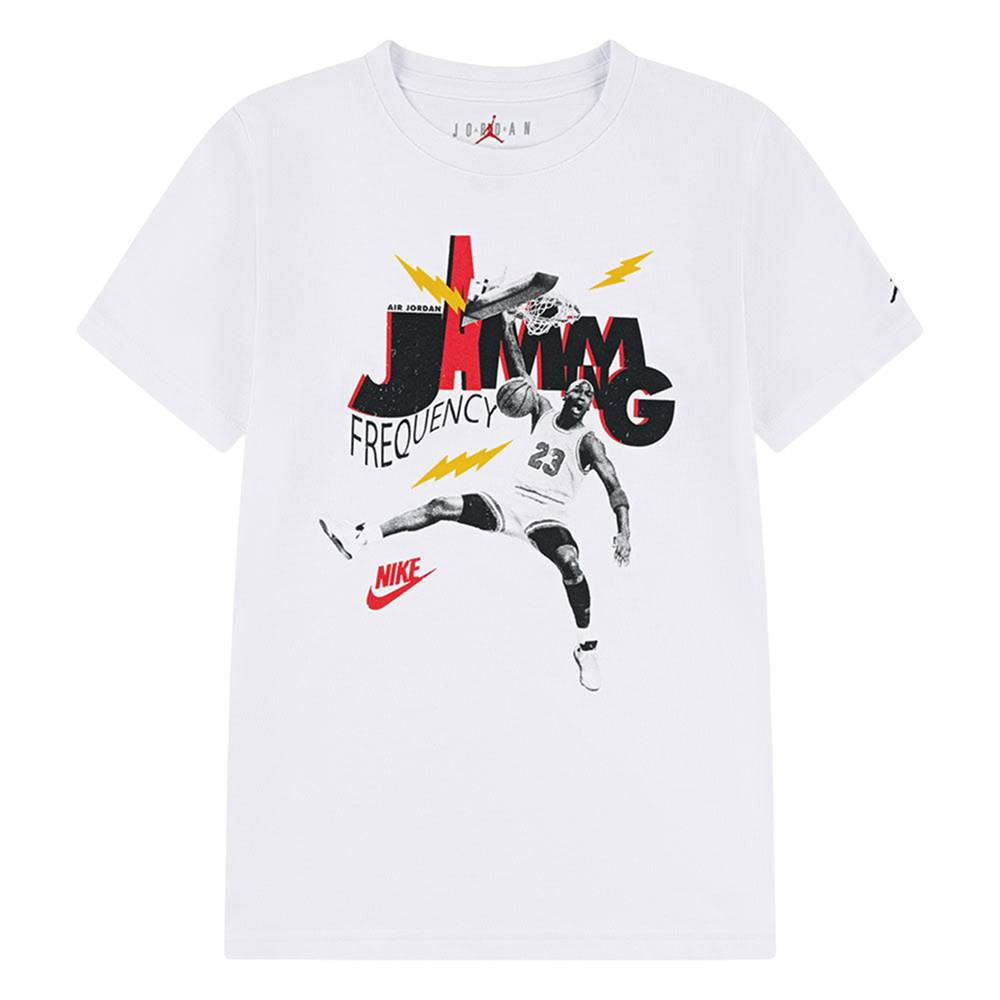 NIKE JORDAN BOYS MJ JAMMING SS TEE