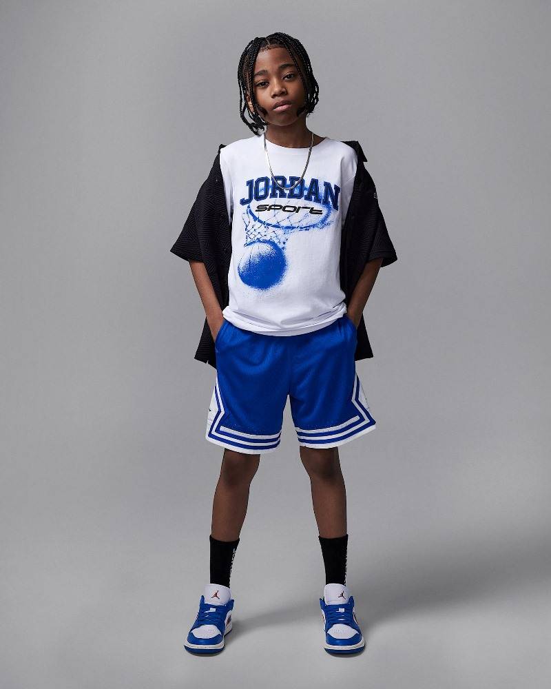NIKE JORDAN BOYS MJ SPORT HOOP DF SS TEE