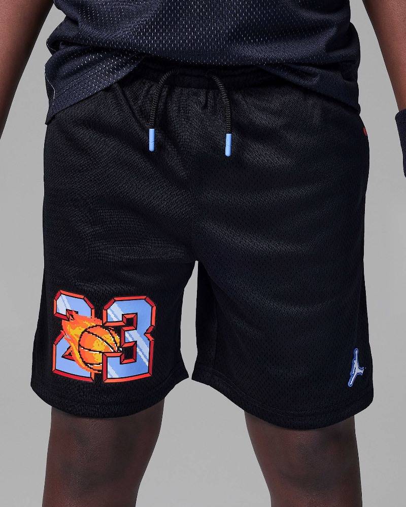 NIKE JORDAN BOYS CUSTOMIZED AIR FLAME SHORT