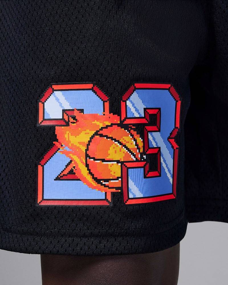 NIKE JORDAN BOYS CUSTOMIZED AIR FLAME SHORT