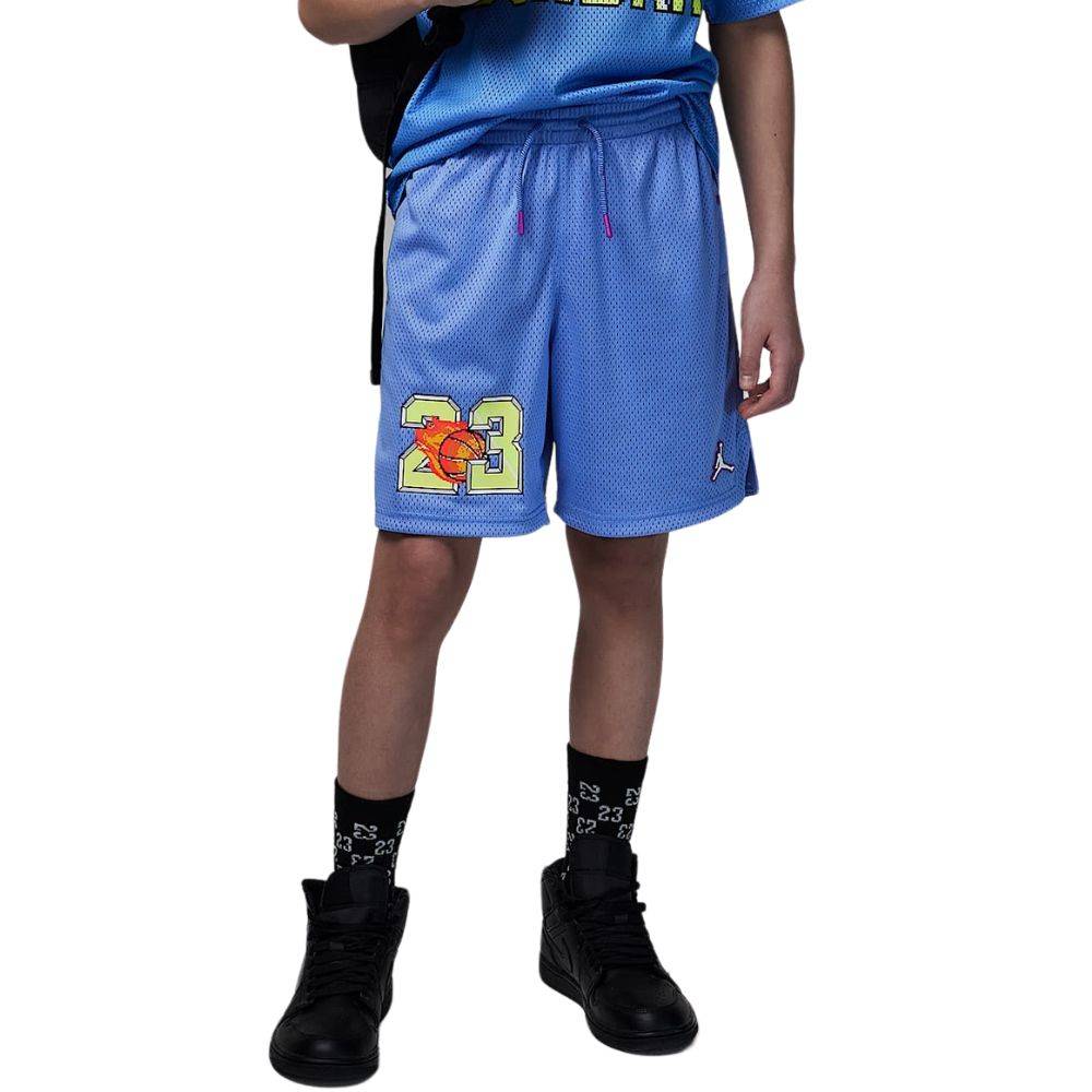 NIKE JORDAN BOYS CUSTOMIZED AIR FLAME SHORT