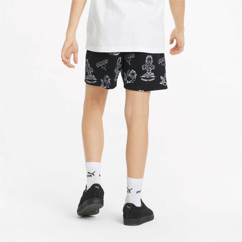 PUMA X GARFIELD GRAPHIC YOUTH SHORT