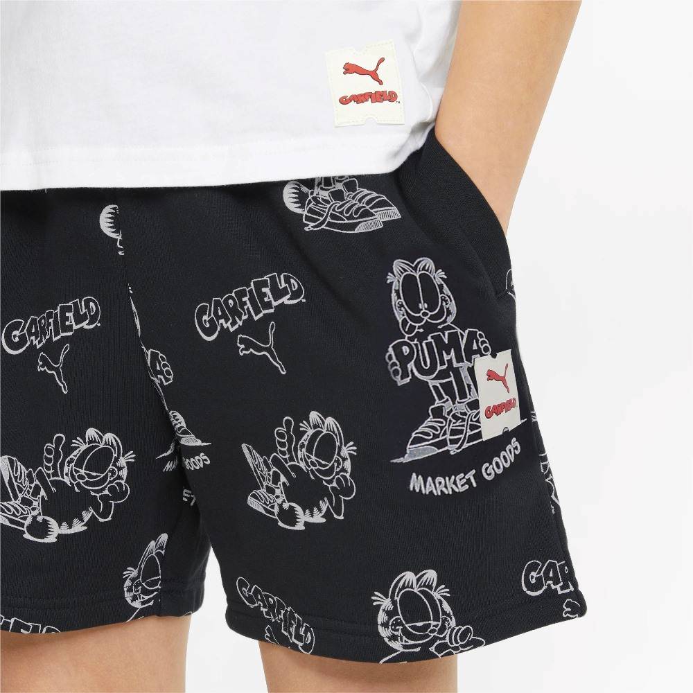 PUMA X GARFIELD GRAPHIC YOUTH SHORT