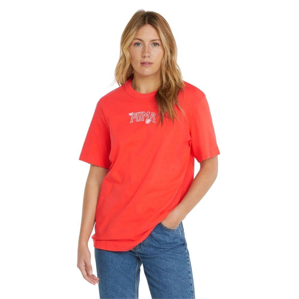 PUMA DOWNTOWN RELAXED WOMENS GRAPHIC TEE