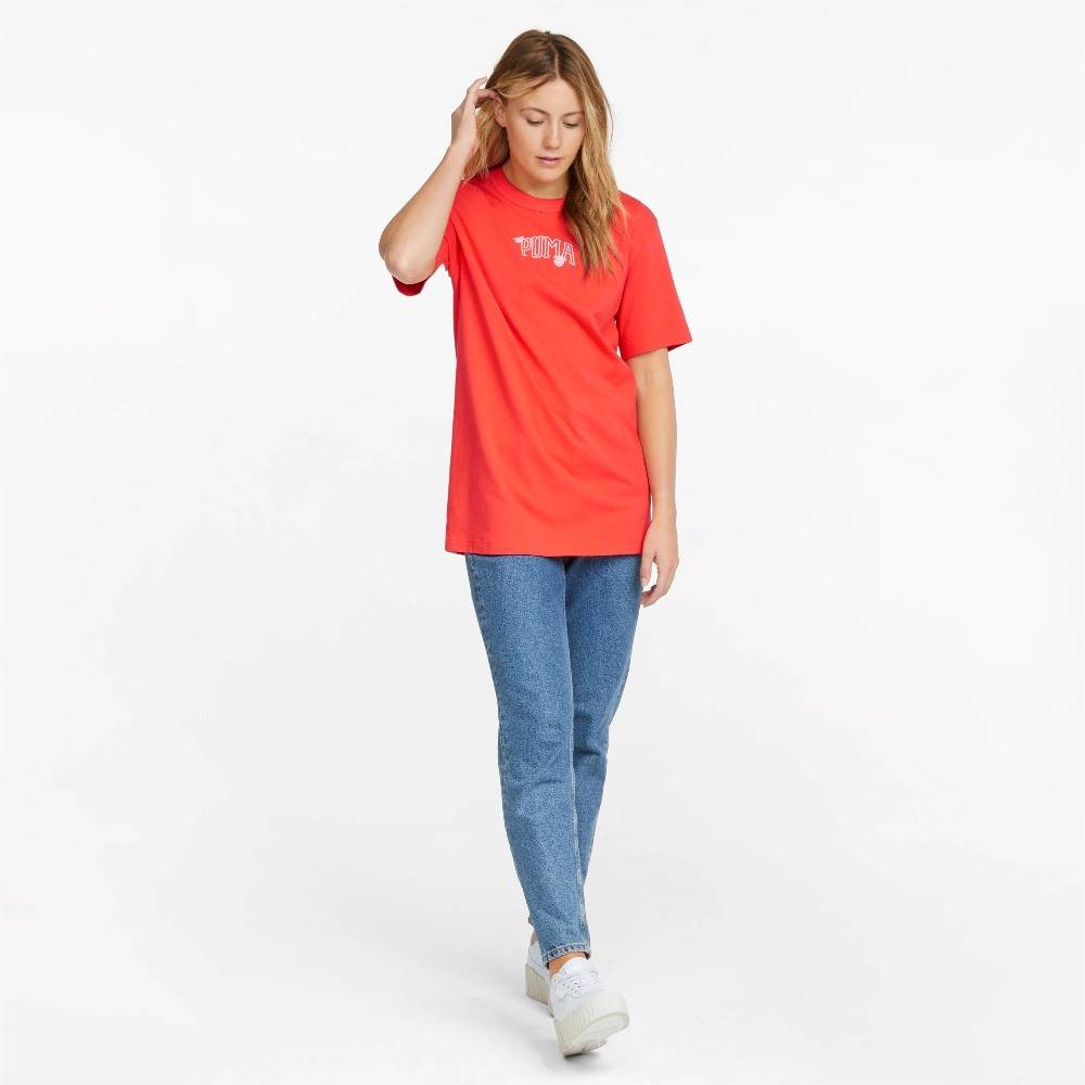 PUMA DOWNTOWN RELAXED WOMENS GRAPHIC TEE