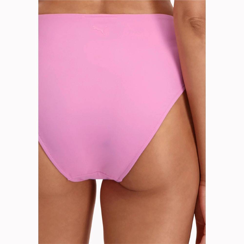 PUMA SWIM WOMENS HIGH WAIST BIKINI BOTTOM