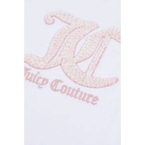 JUICY COUTURE GIRLS ROWELLING LOGO OVERSIZE TEE