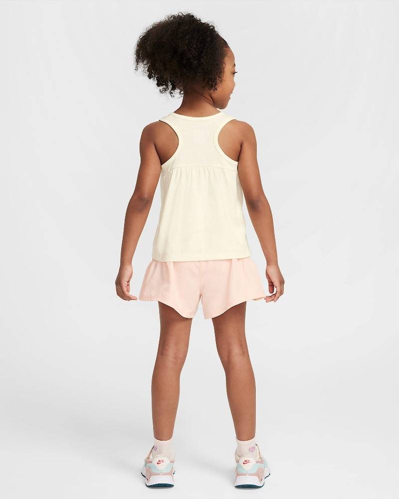 NIKE LITTLE GIRLS SUNNY SWOOSH TANK SHORT SET