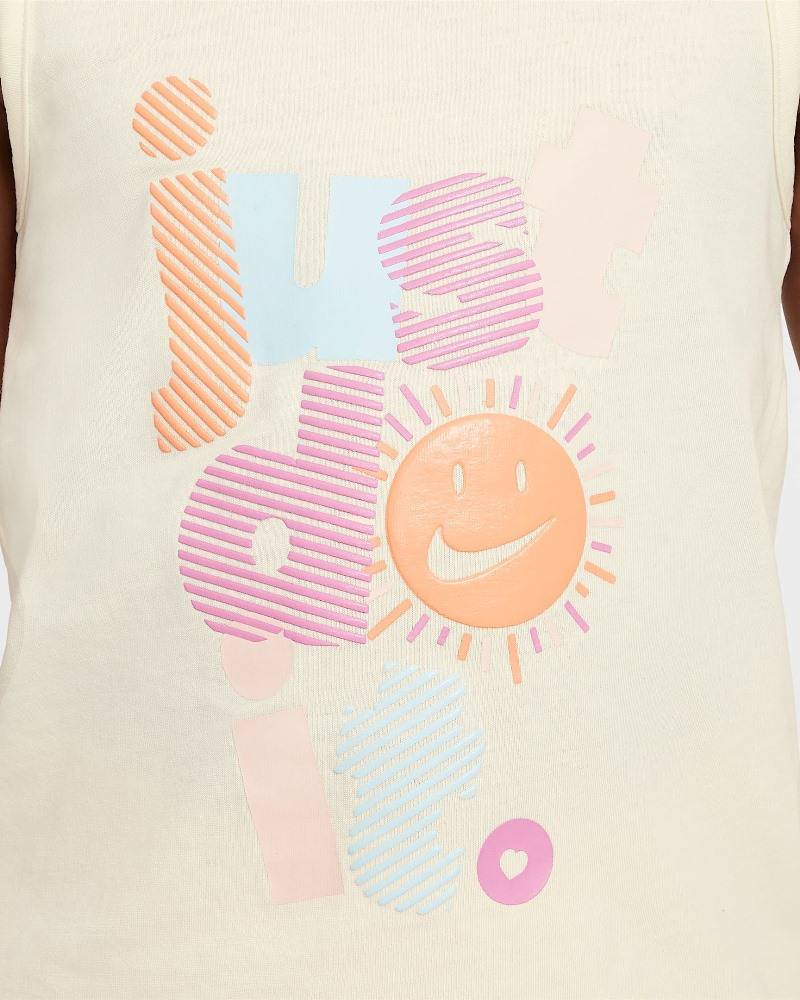 NIKE LITTLE GIRLS SUNNY SWOOSH TANK SHORT SET