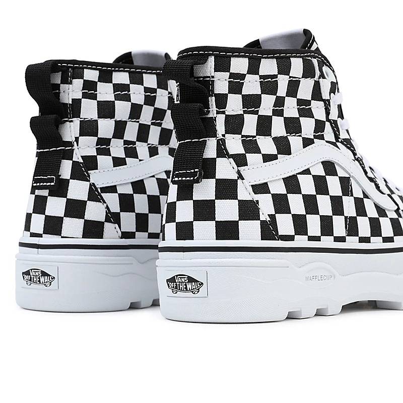 VANS SENTRY SK8 HIGH CHECKERBOARD WOMENS SHOES