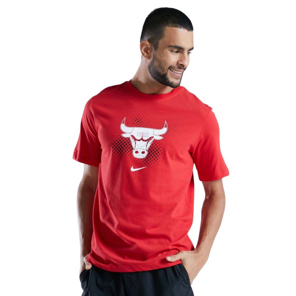 NIKE NBA CHICAGO BULLS DRI-FIT LOGO TEE