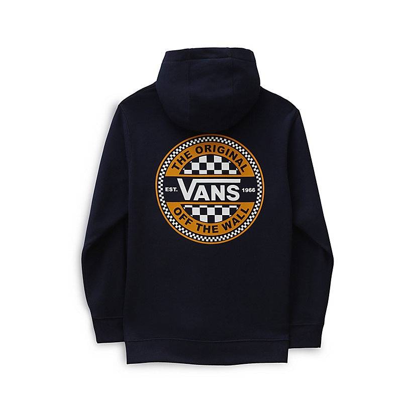 VANS BOYS CIRCLE CHECKER PULLOVER HOODIE