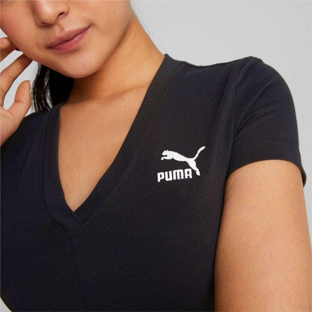 PUMA CLASSICS CROPPED SLIM TEE