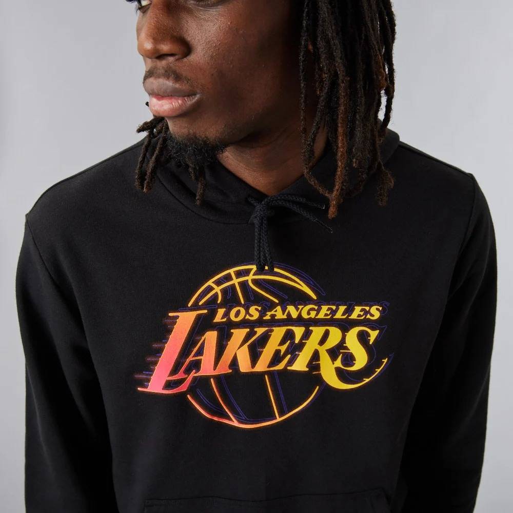 NEW ERA NBA LOS ANGELES LAKERS NEON FADE HOODIE