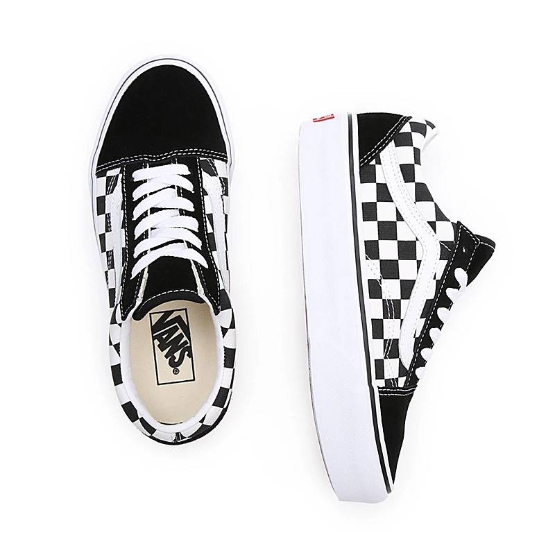 VANS CHECKERBOARD OLD SKOOL PLATFORM