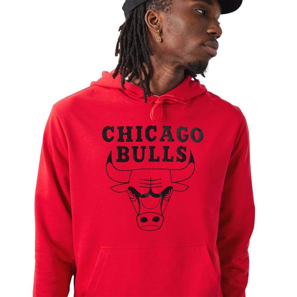 NEW ERA NBA CHICAGO BULLS FOIL PRINT HOODIE