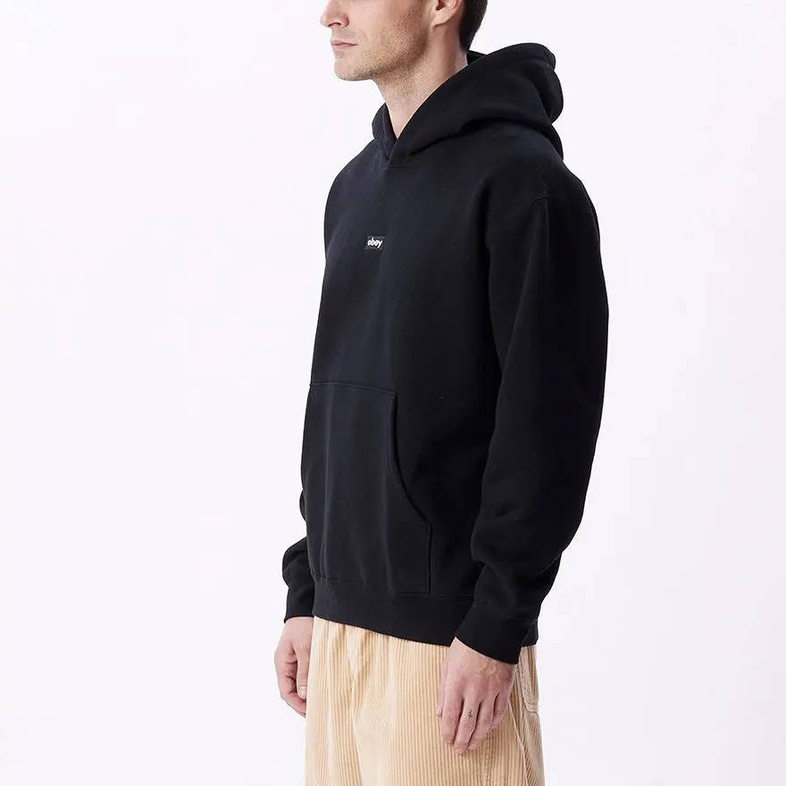OBEY LOWER CASE MINI BOX HOOD SPECIALTY FLEECE
