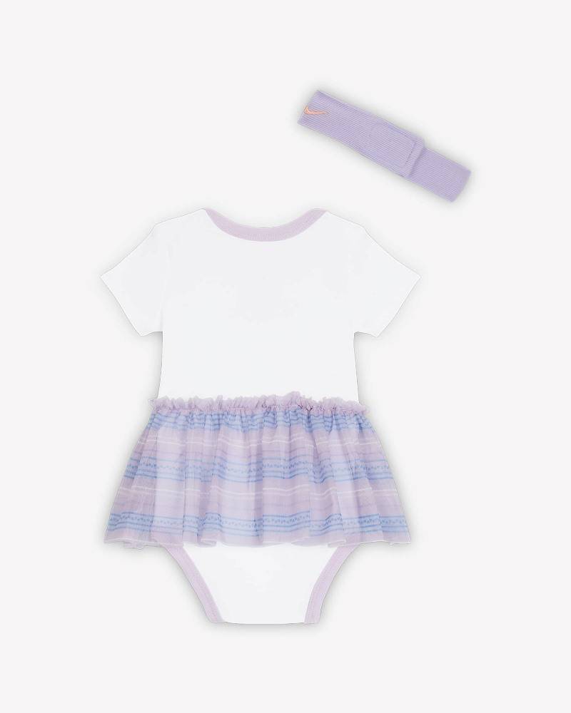 NIKE BABY GIRL 2PC SUNNY SWOOSH TUTU SET
