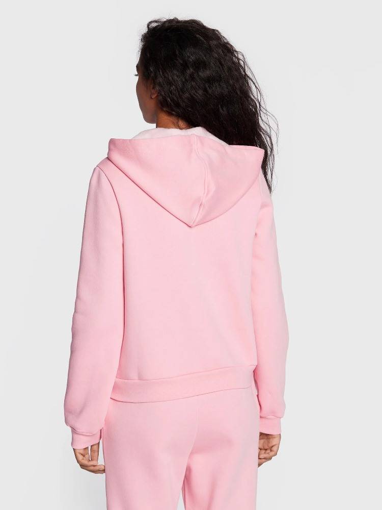 LIU JO ZIP HOODIE WITH GOLD EMBROIDERY