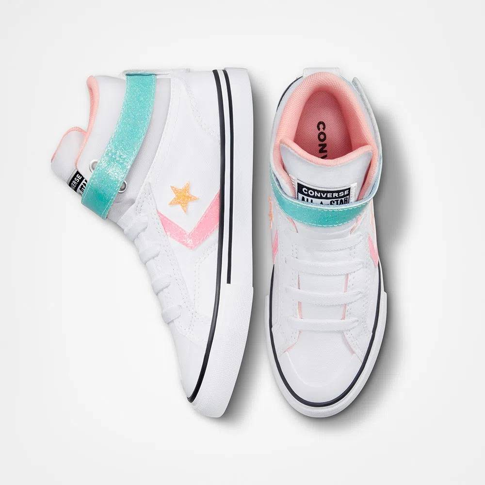 CONVERSE PRO BLAZE STRAP GLITTER KIDS