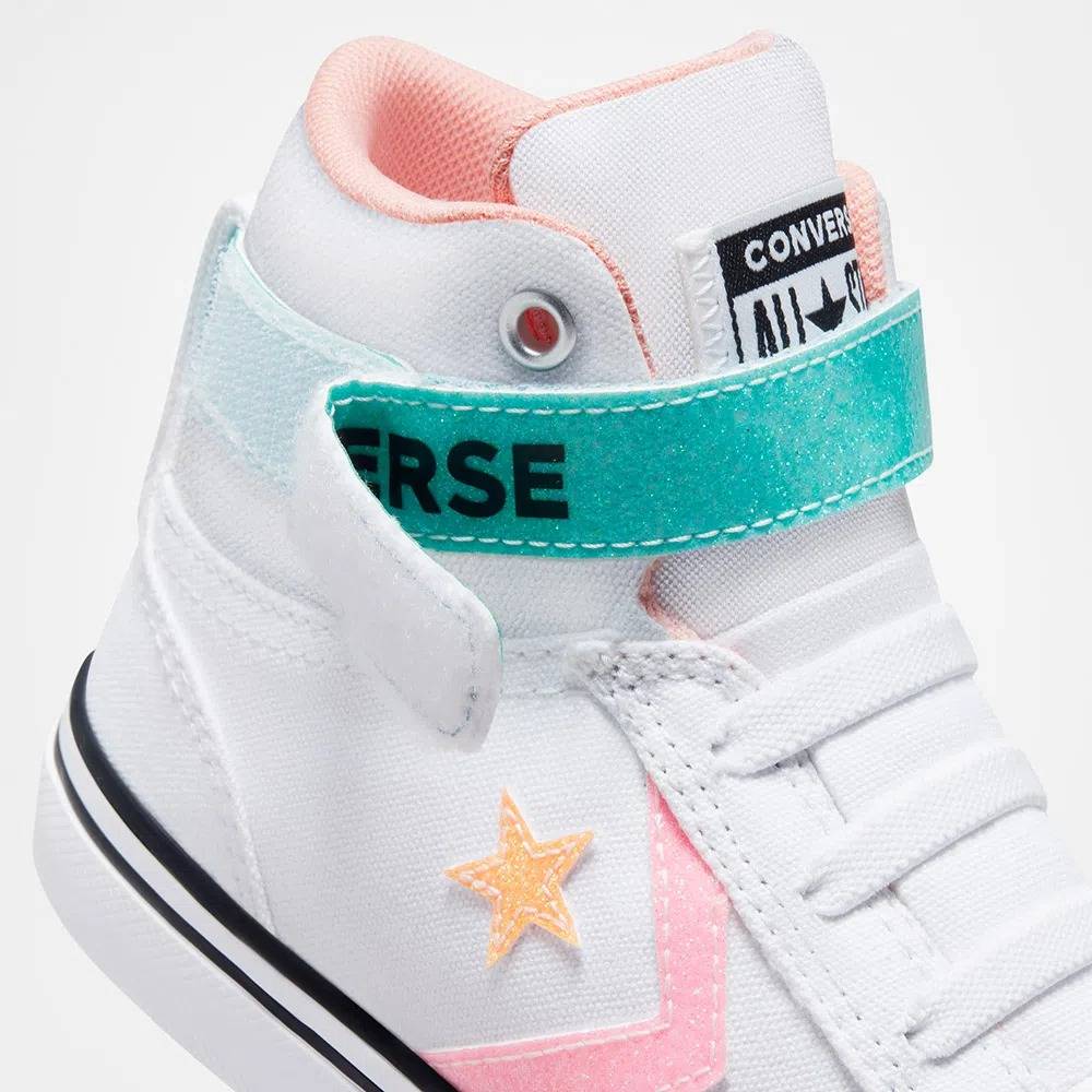 CONVERSE PRO BLAZE STRAP GLITTER KIDS