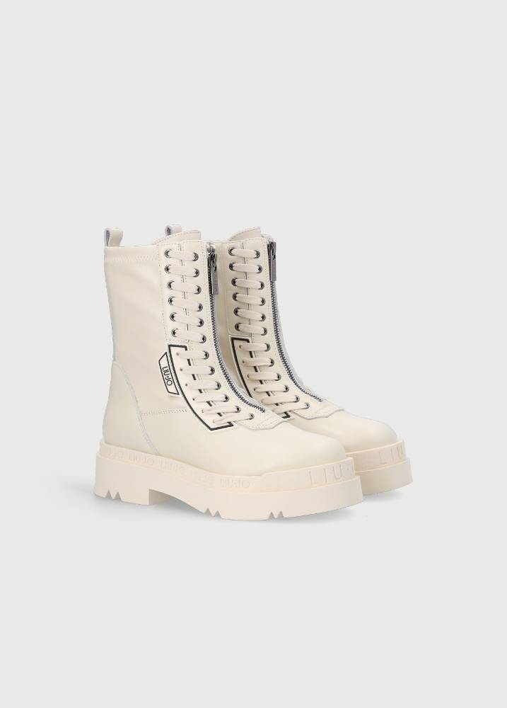 LIU JO LOVE 22 - COMBAT BOOTS WITH ZIP