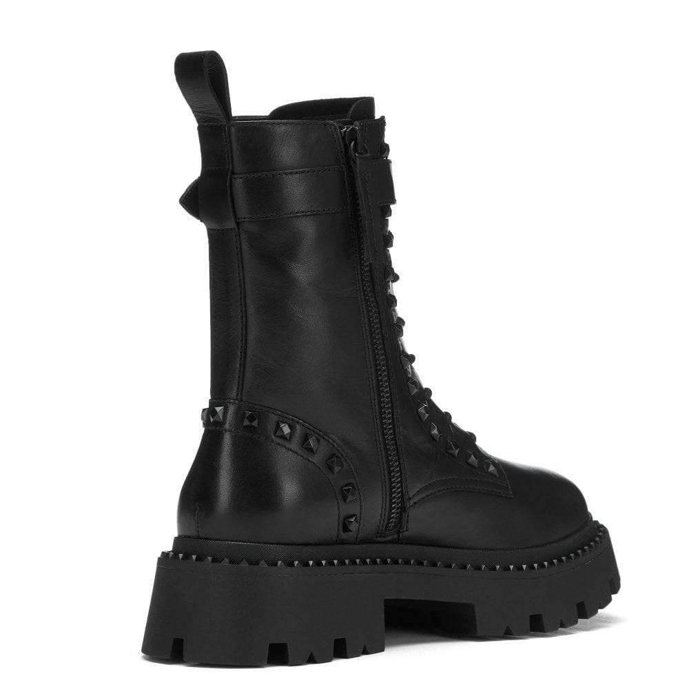 ASH GENA BIS LEATHER BIKER BOOTS