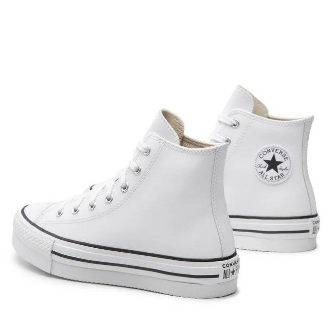 CONVERSE ALL STAR EVA LIFT LEATHER JR SHOES
