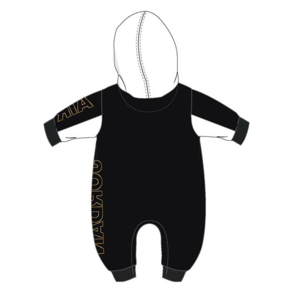NIKE JORDAN INFANT HOLIDAY SHINE HOODED COVERALL