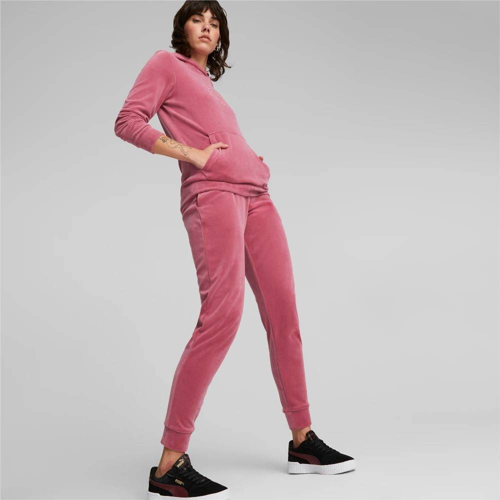 PUMA SSENTIALS+ VELOUR WOMENS PANT