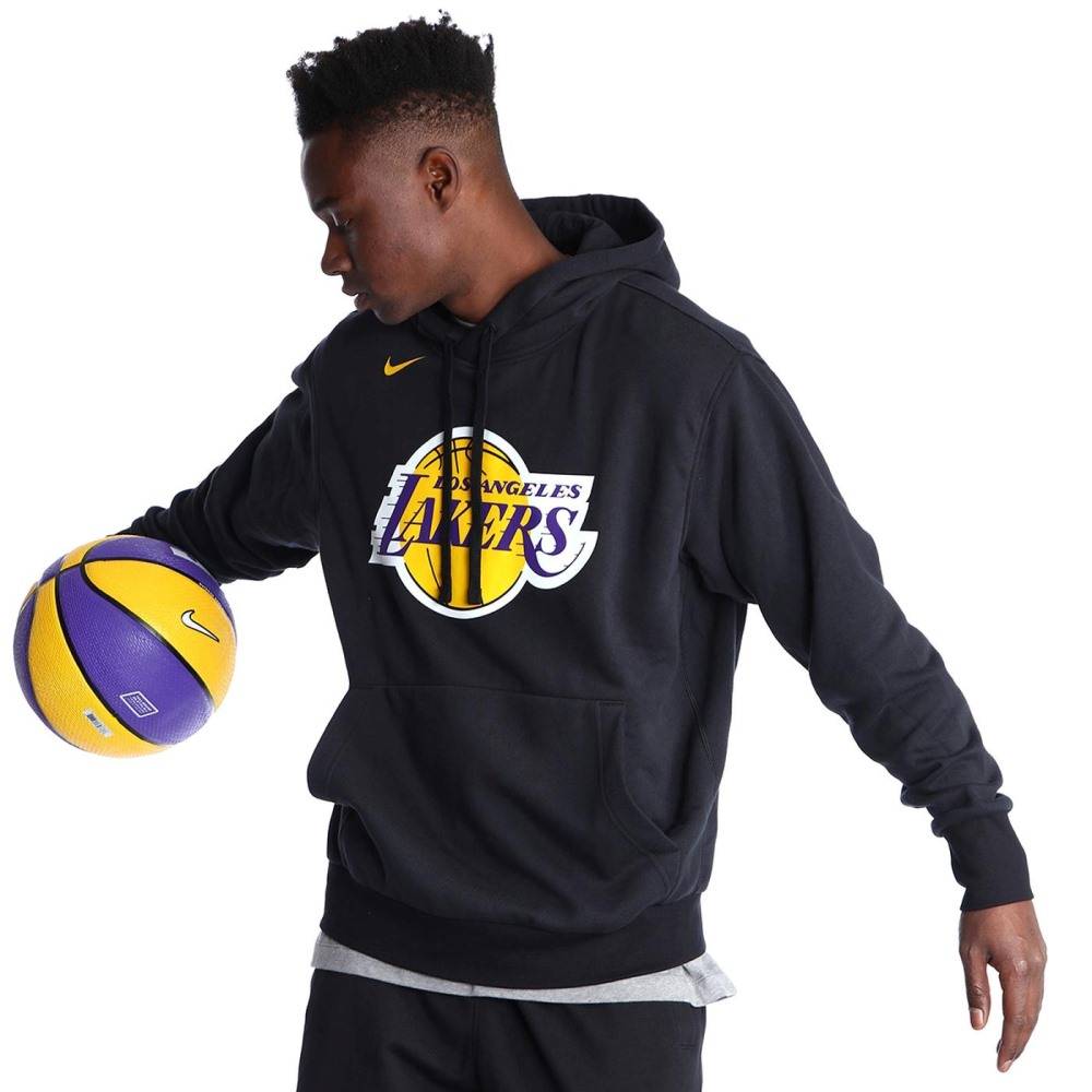 NIKE NBA LOS ANGELES LAKERS FLEECE MENS HOODIE