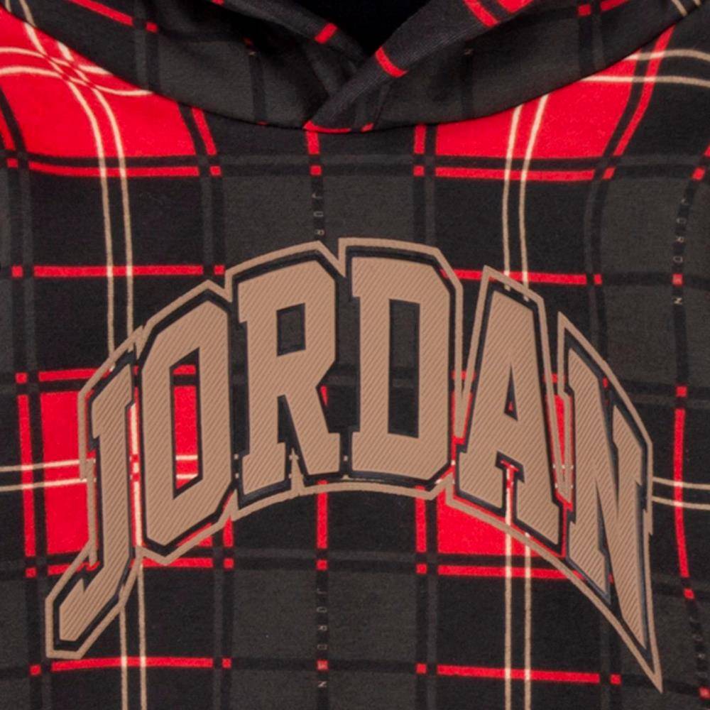 NIKE JORDAN LITTLE KIDS PLAID HOODIE AND PANT SET